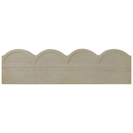 Scalloped Edging Natural 590Mm