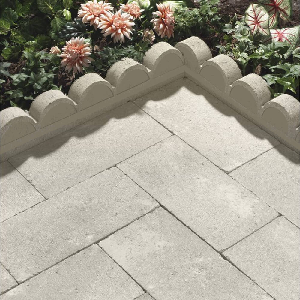 Scalloped Edging Natural