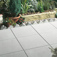 Textured Light Grey 600x600mm Paving Slab