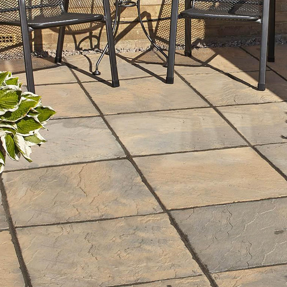 Bronte Acorn Brown Paving Slab 450x450mm