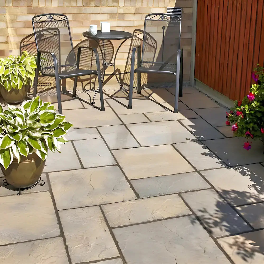 Super Random Bronte Acorn Brown Patio Pack 7.61M2