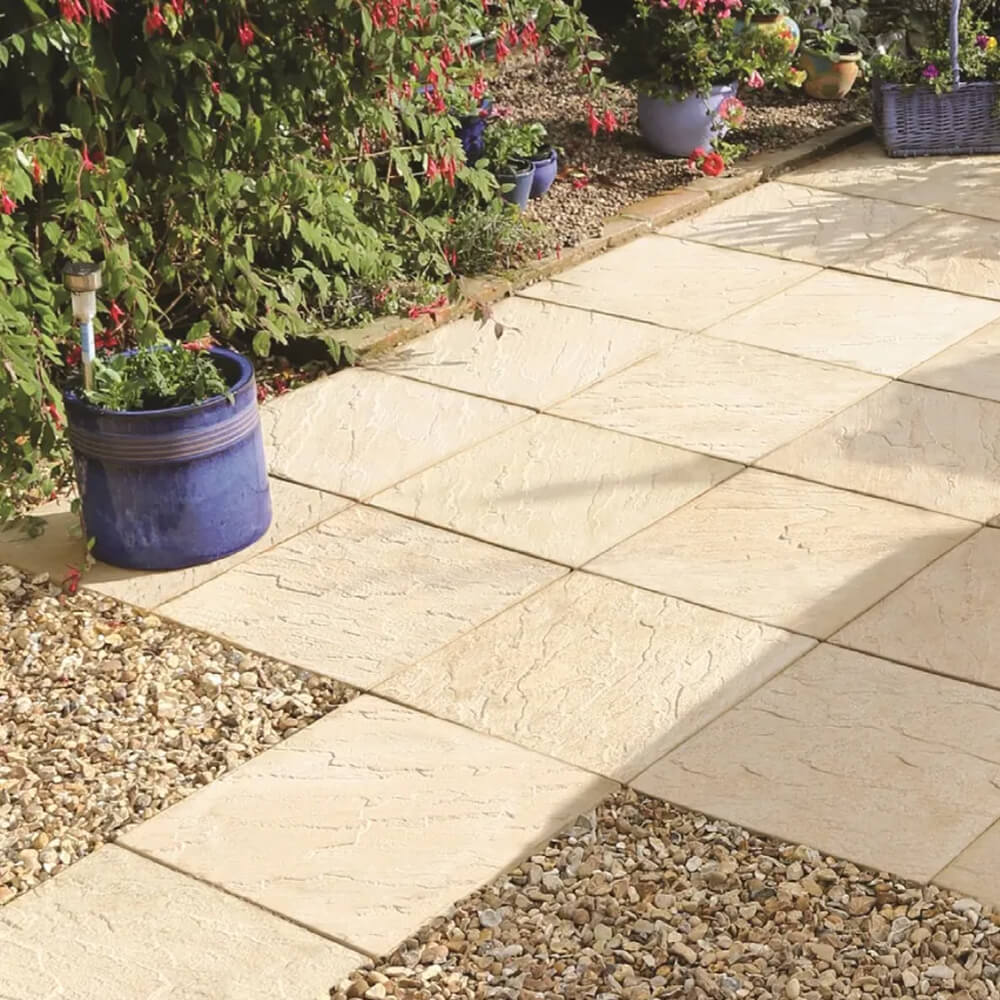 Preston Buff Paving Slab 450x450mm