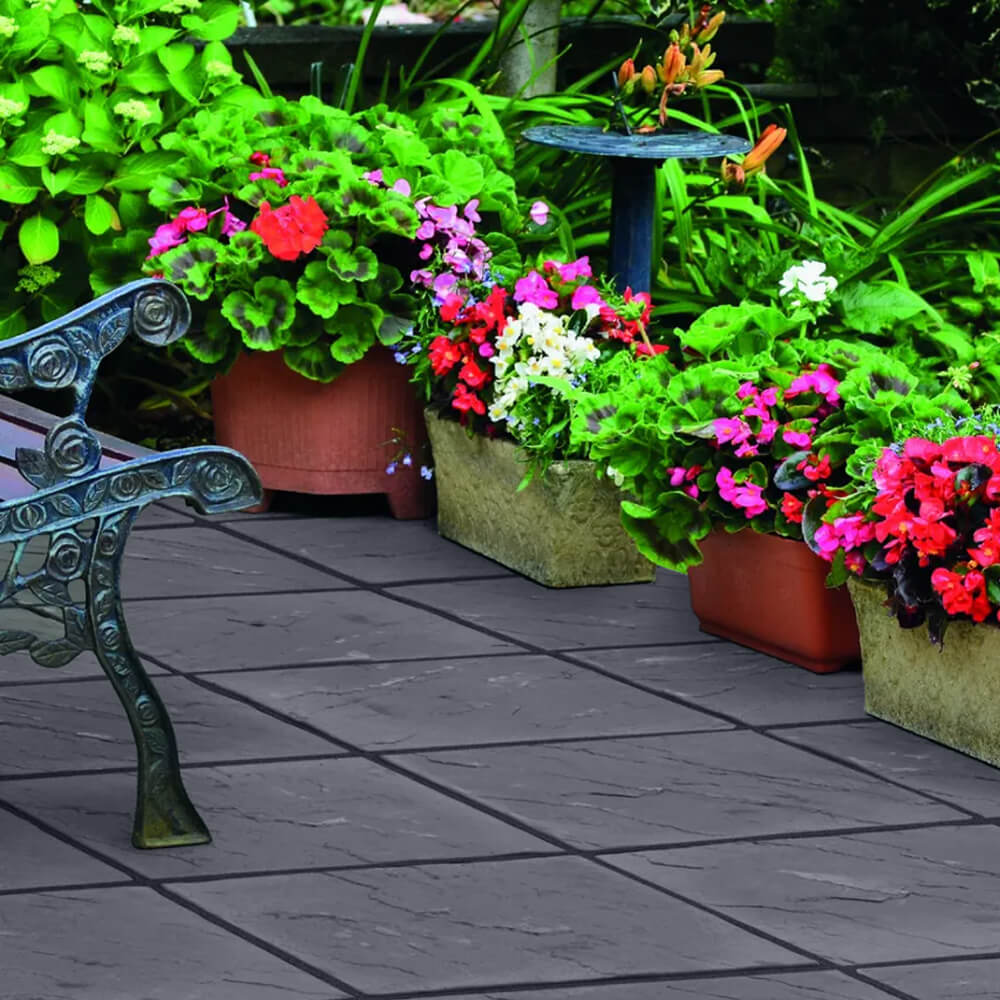 Preston Charcoal Paving Slab 450x450mm