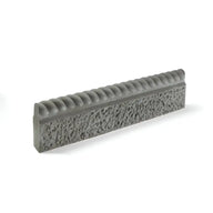 Graphite Rustic Rope Top Garden Edging