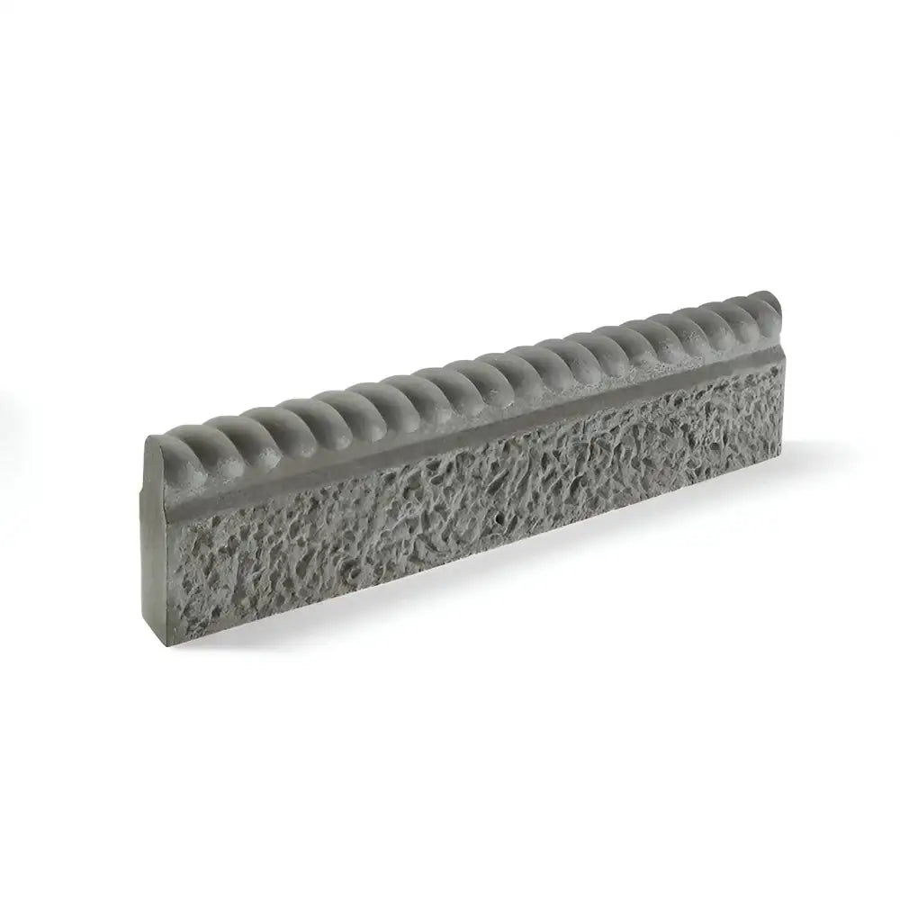 Graphite Rustic Rope Top Garden Edging