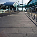 New Grange Black Granite Paving Slab 400x400x40mm