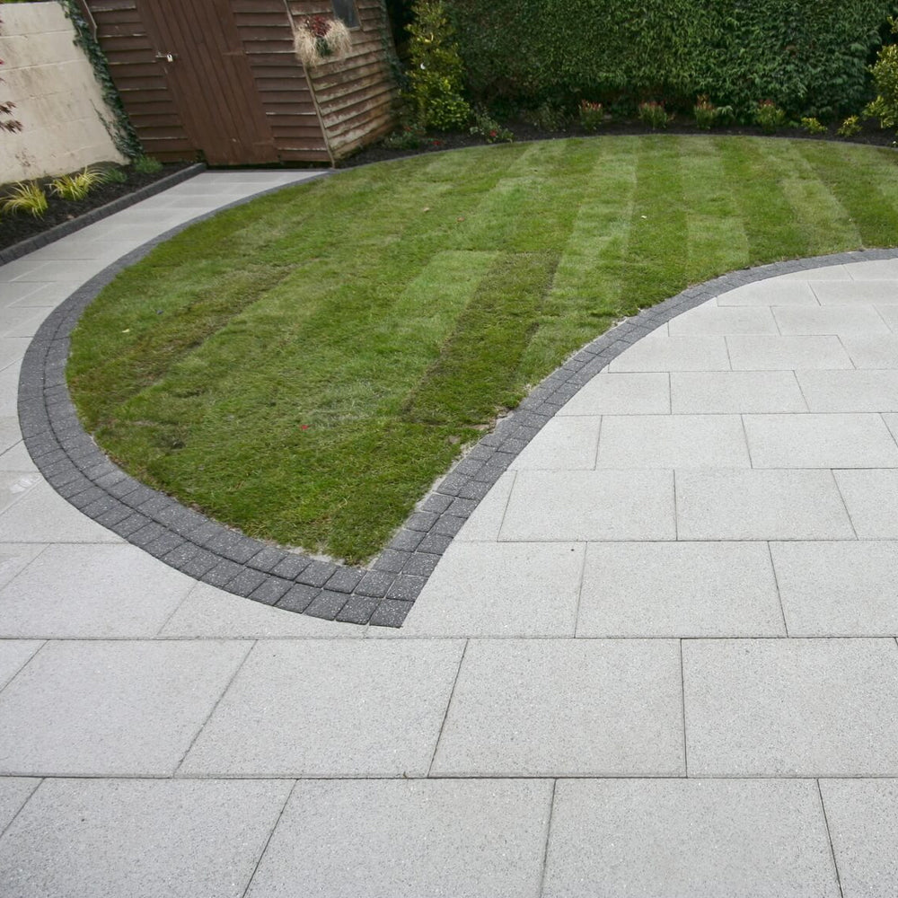 NewGrange Silver Granite Paving Slab 600x400x40mm