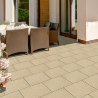 NewGrange Buff Granite Paving Slab 600x400x40mm