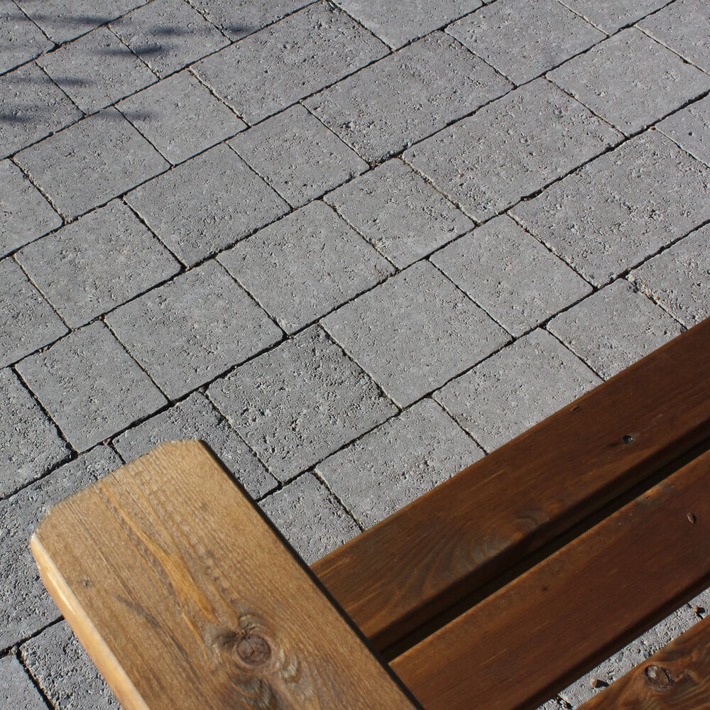 Mellifont 50mm Charcoal 3 size Cobble Paver