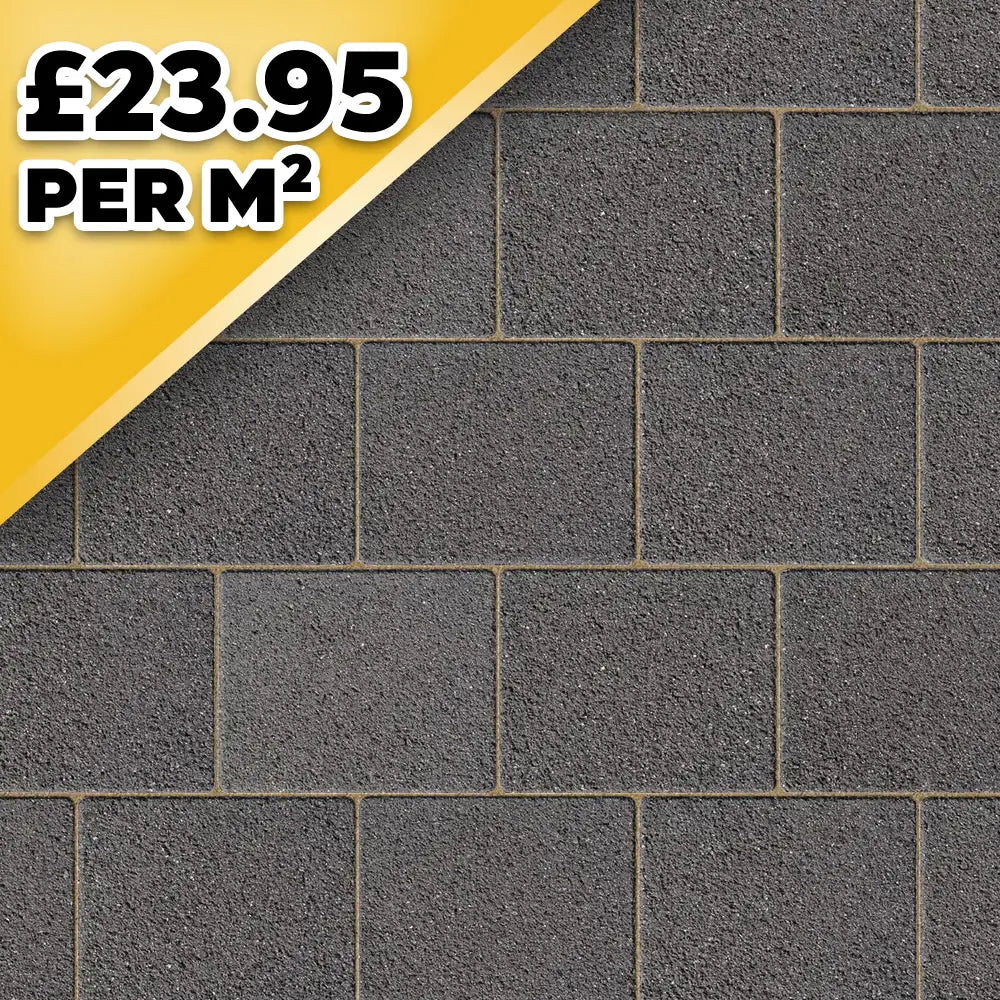 Corrib Black Granite Paving