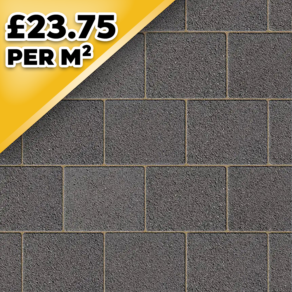 Corrib Black Granite Paving