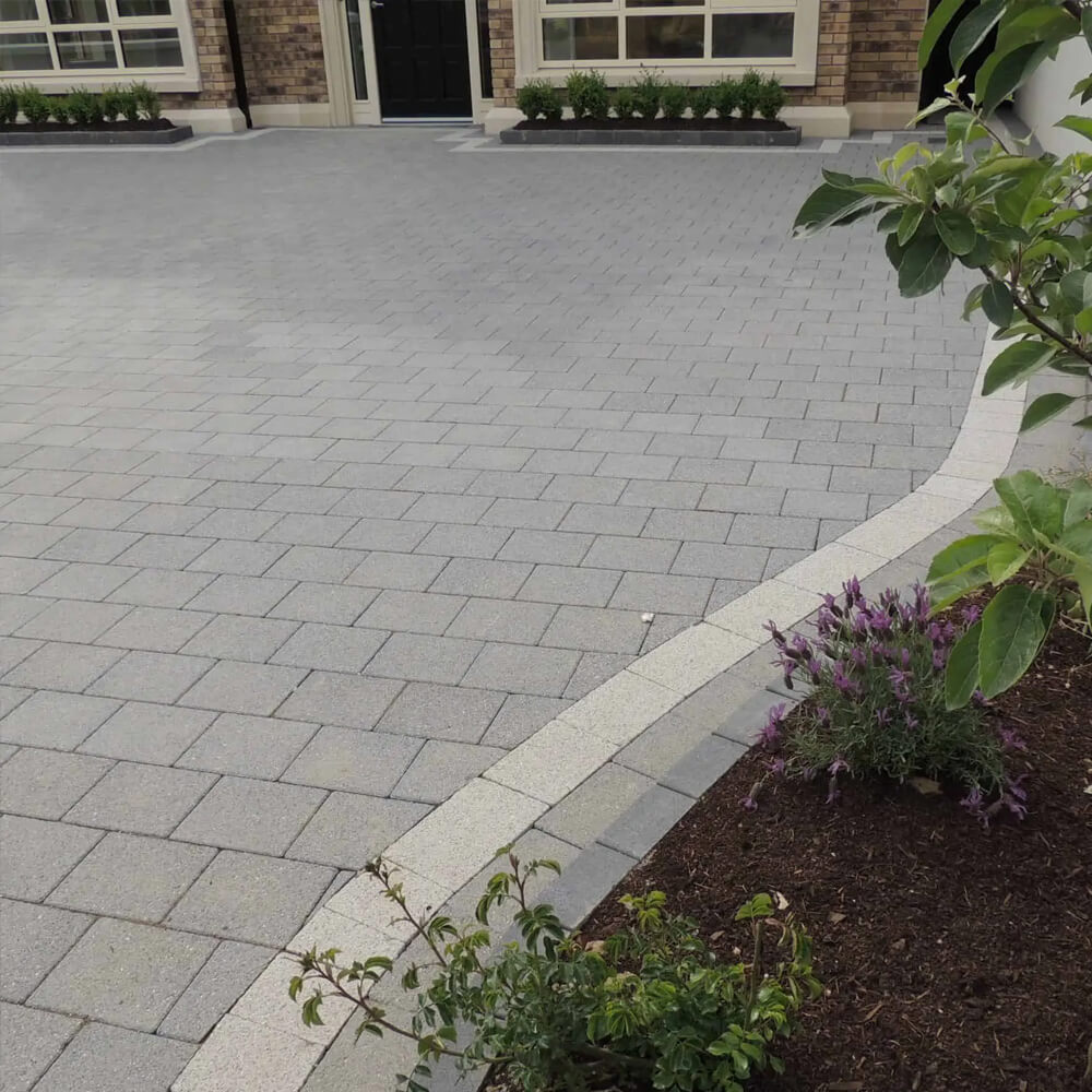 Corrib Silver Granite Paving