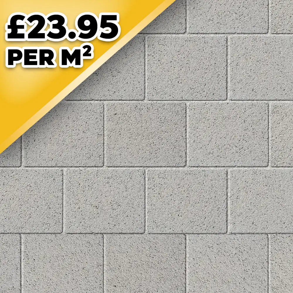 Corrib Silver Granite Paving