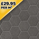 Hexo Black Granite 200x230x60mm (7.5m2 Pack)