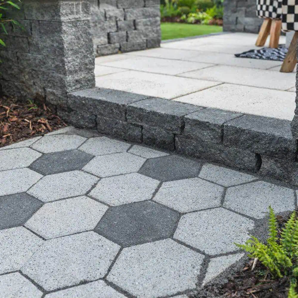 Hexo Black Granite 200x230x60mm (7.5m2 Pack)