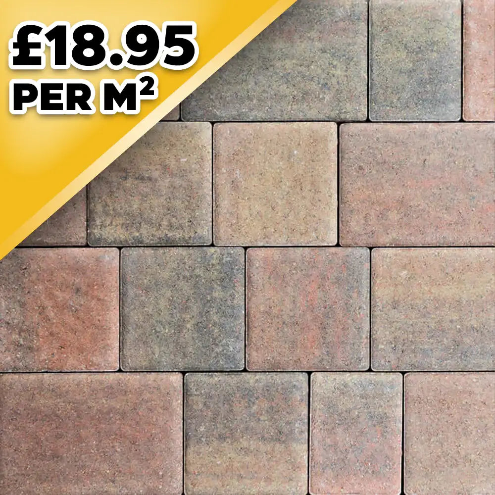 Premium 50mm Montford Juniper Trio 3 Sized Block Paver