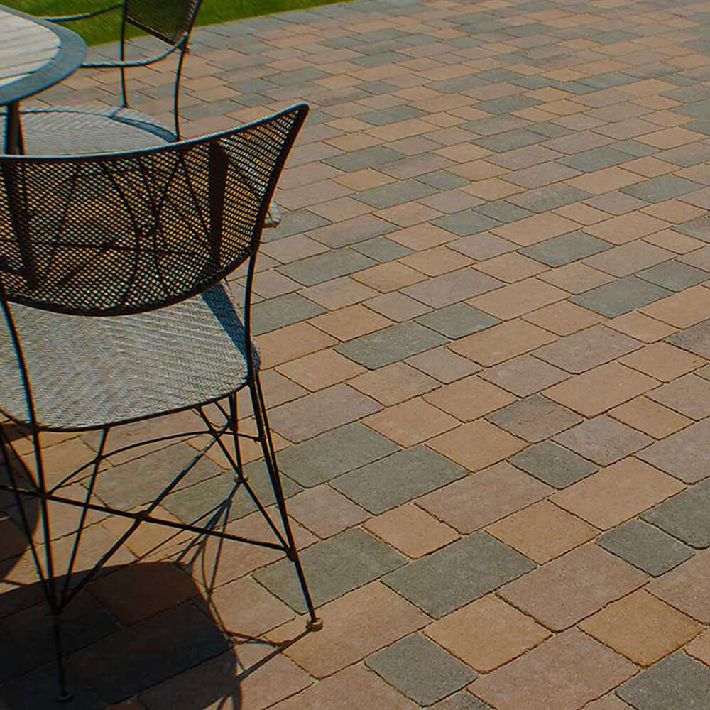 Kingspave 60mm Tumbled Cobble Chestnut 3 Size Block Paver