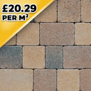 Kingspave Tumbled Cobble Chestnut 60Mm