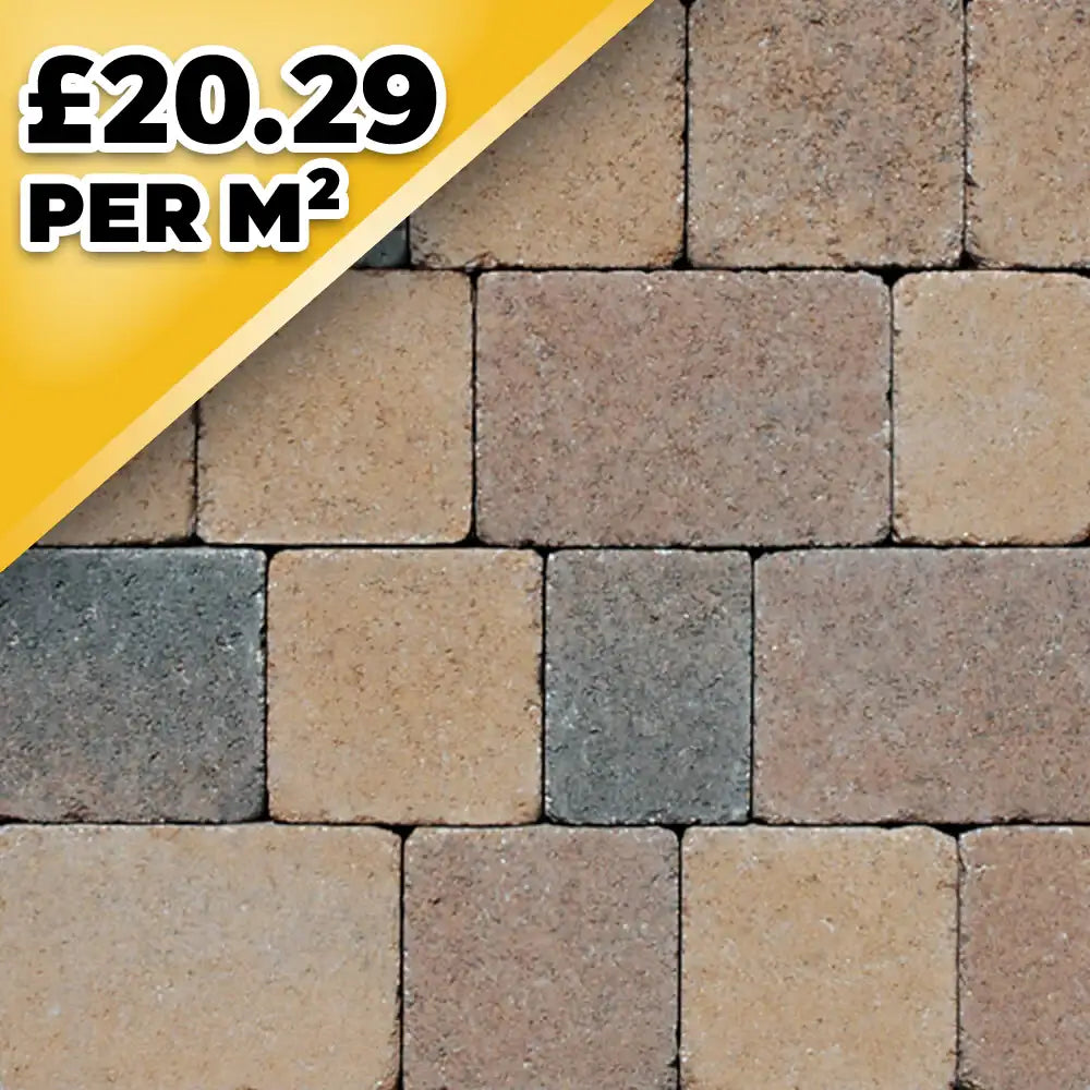 Kingspave Tumbled Cobble Chestnut 60Mm