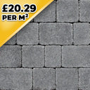 Kingspave Tumbled Cobble Damson 60MM
