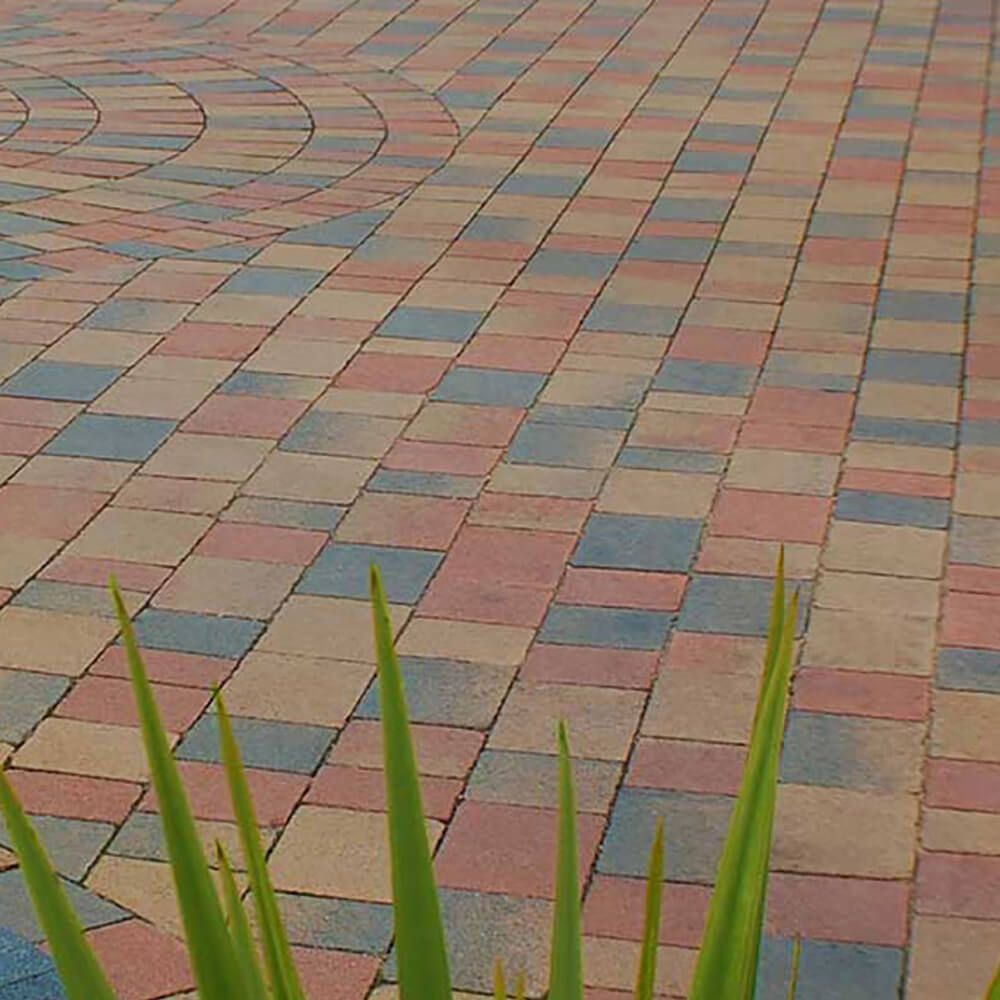 Kingspave 60mm Tumbled Cobble Maple 3 Size Block Paver