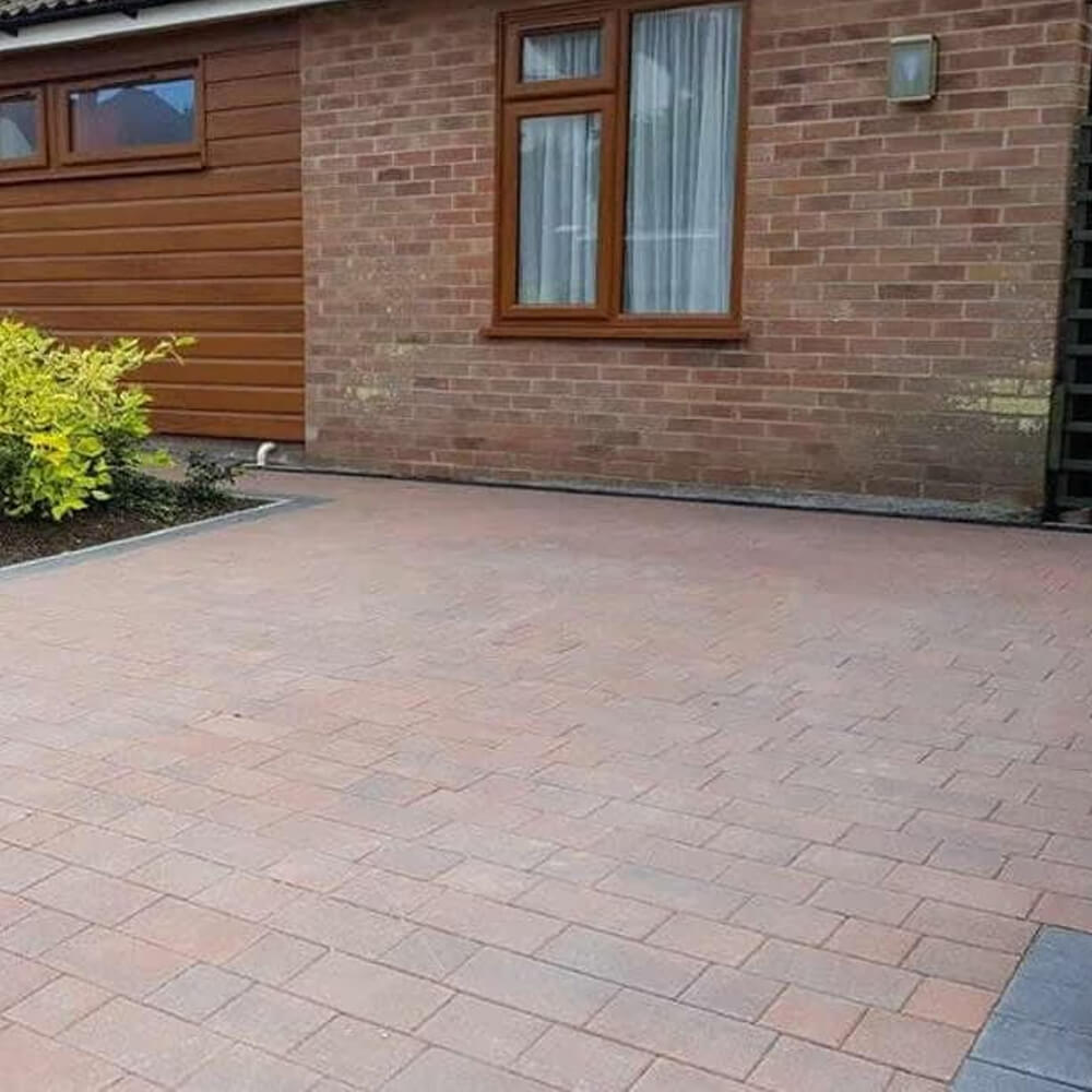 Kingspave 60mm Tumbled Cobble Mulberry 3 Size Block Paver