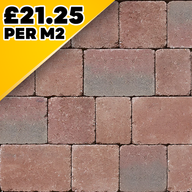 Kingspave 60mm Tumbled Cobble Mulberry 3 Size Block Paver