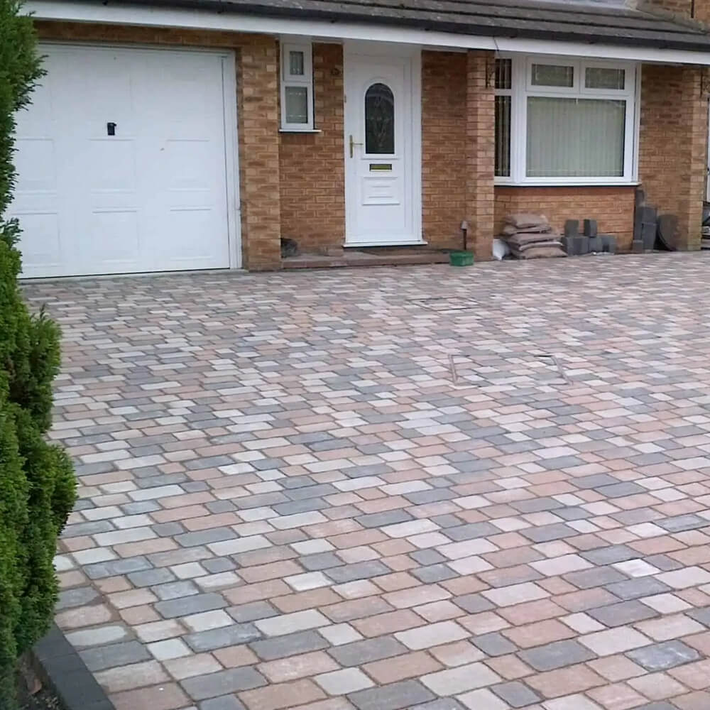 Kingspave 60mm Tumbled Cobble Sycamore 3 Size Block Paver