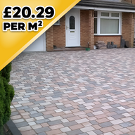 Kingspave 60mm Tumbled Cobble Sycamore 3 Size Block Paver