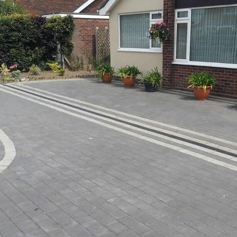 Castlepave Smooth Damson 60mm 3 Size Block Paver