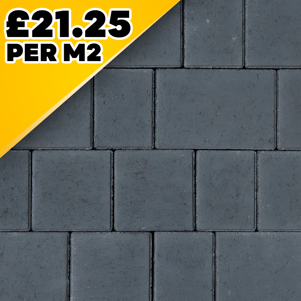Castlepave Smooth Damson 60mm 3 Size Block Paver