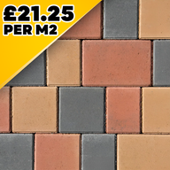 Castlepave Smooth Maple 60mm 3 Size Block Paver