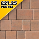 Castlepave Smooth Mulberry 60mm 3 Size Block Paver
