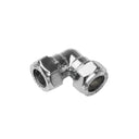 Compression Chrome Reducing Elbow 22mm x 15mm