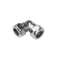 Compression Chrome Reducing Elbow 22mm x 15mm