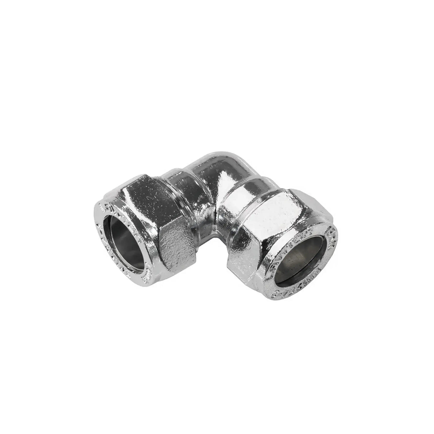 Compression Chrome Reducing Elbow 22mm x 15mm