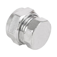 Compression Chrome Stop End 15mm