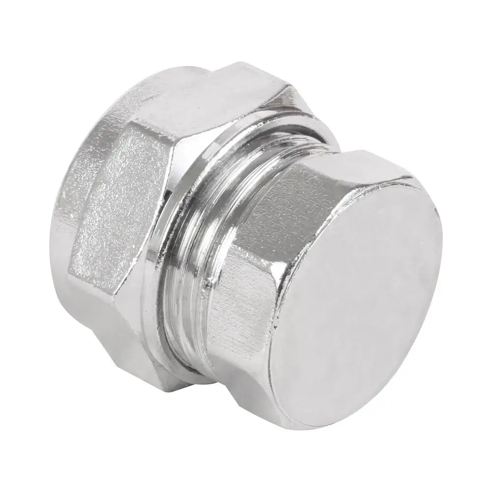 Compression Chrome Stop End 15mm