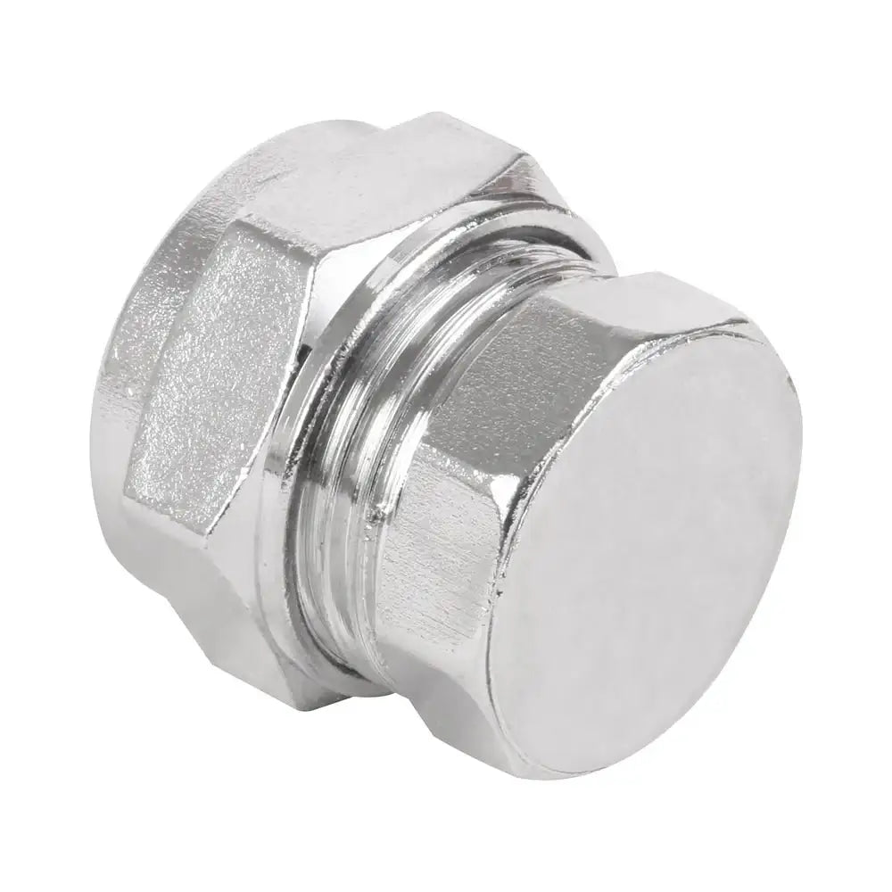 Compression Chrome Stop End 15mm