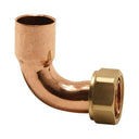 Endfeed Bent Tap Connector 15mm x 1/2 Inch