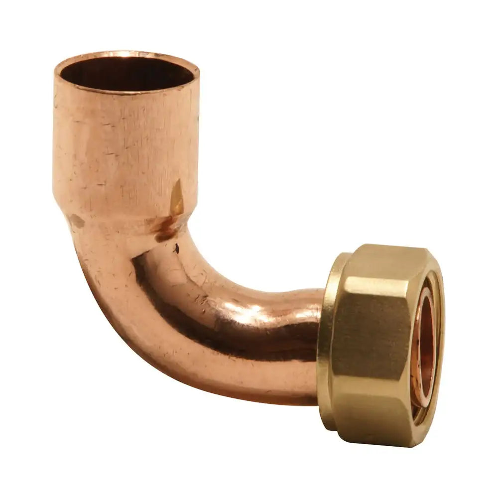 Endfeed Bent Tap Connector 15mm x 1/2 Inch