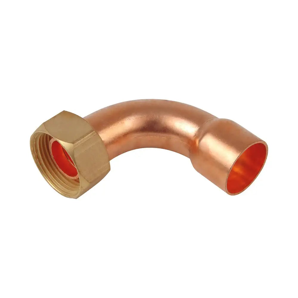 Endfeed Bent Tap Connector 22mm x 3/4 Inch