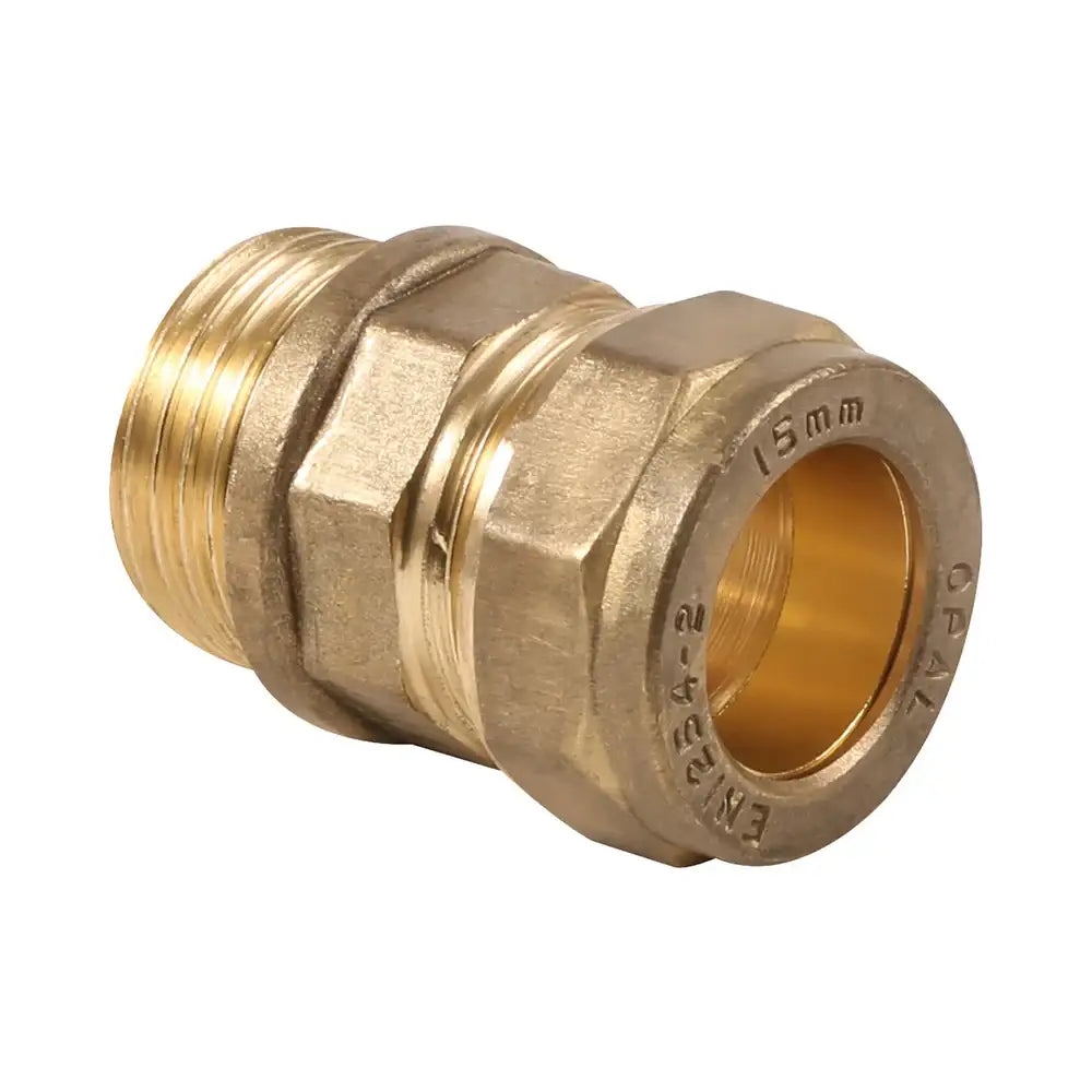 Endfeed Coupler 15mm x 1/2 Inch Male Iron