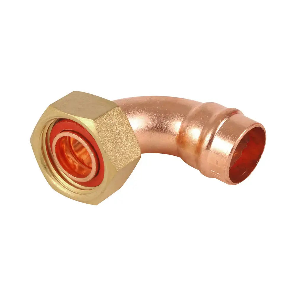 Solder Ring Bent Tap Connector 15mm x 1/2 Inch