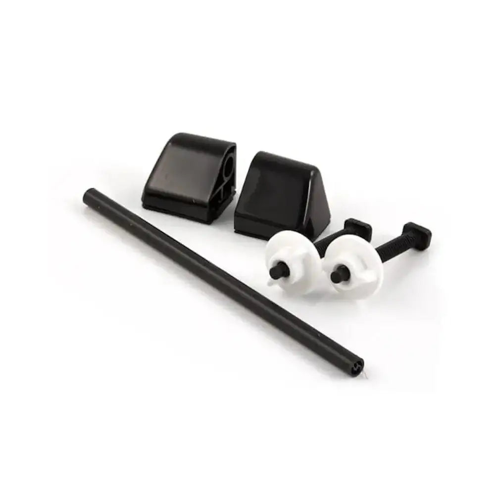 Toilet Seat Fittings With Rod Black