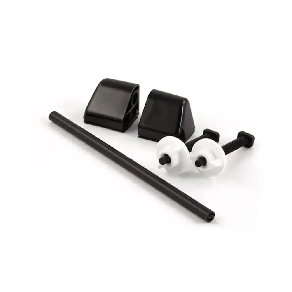 Toilet Seat Fittings With Rod Black