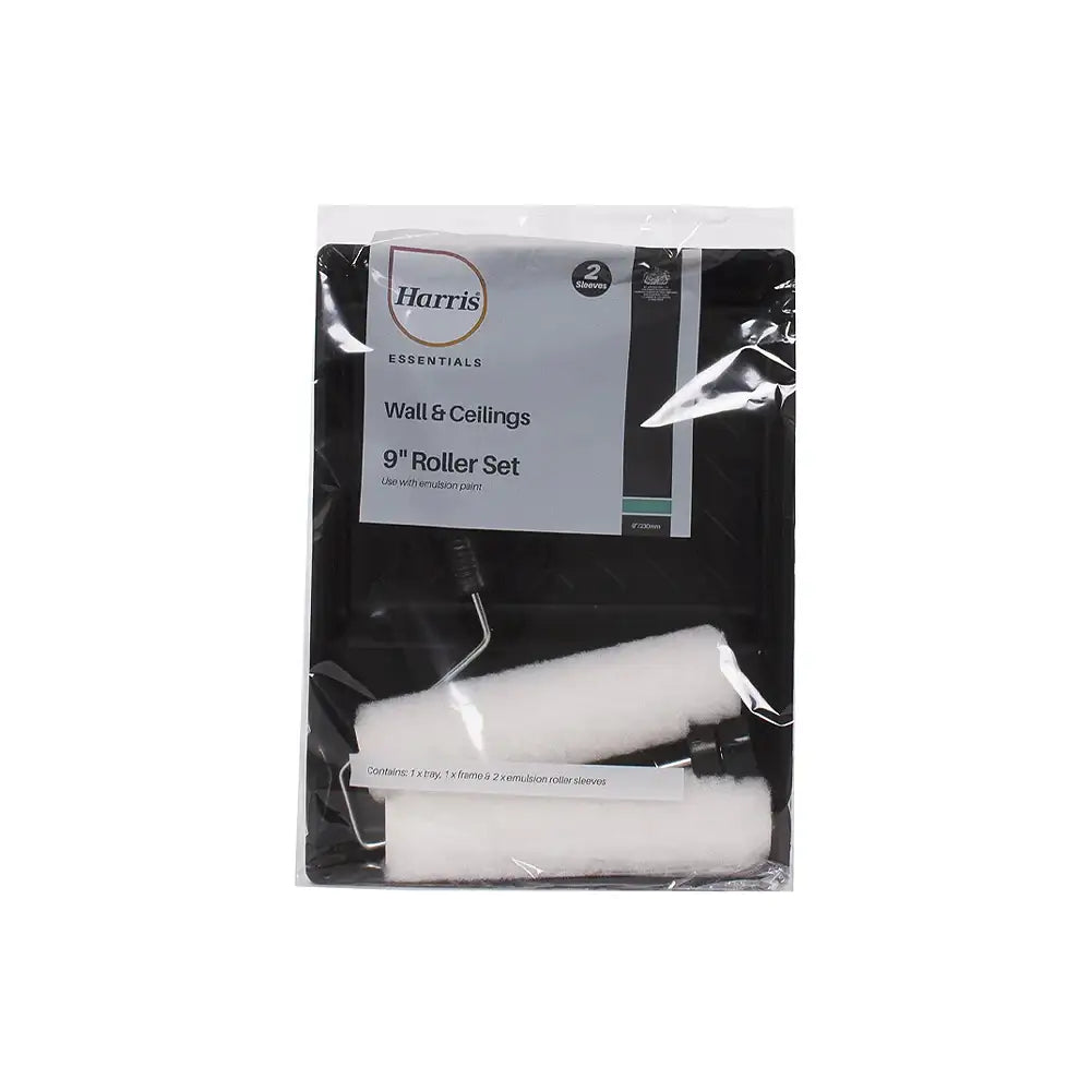 9 Inch Harris Essentials Roller Set 2 Sleeve