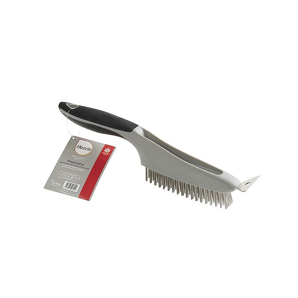 Harris Seriously Good Wire Brush With Scraper