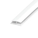 PVC H Section Brilliant White 5m