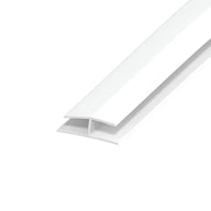 PVC H Section Brilliant White 5m
